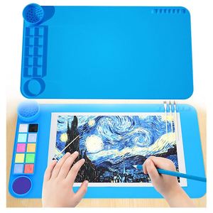 Tapete de Silicona Grueso para Manualidades con Logotipo Personalizado LA, Tapetes de Silicona para Creación de Arte y Pintura - Product Image 1