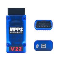 Herramienta de Ajuste de Chip ECU MPPS V22 Master para EDC15 EDC16 EDC17 con Verificación de Suma de Comprobación, Última Versión, Programador de ECU Compatible con Varios Idiomas