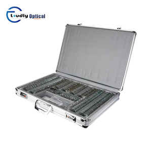 Juego de instrumentos de Optometría de alta calidad, estuche para lentes de prueba de 232 piezas con borde de Metal de Color, piezas - Product Image 4