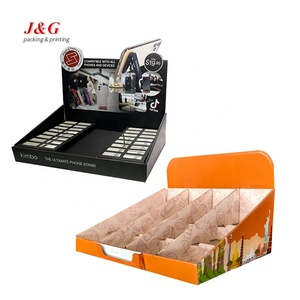 China OEM custom design product display stands countertop retail cardboard display boxes