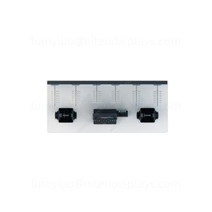 Support d'affichage en métal avec panneaux perforés et tiroirs en bois pour écouteurs et accessoires de téléphone, présentoir de vente au détail suspendu avec crochets - Product Image 4