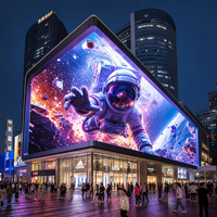Vente en gros usine : Écran LED publicitaire extérieur 3D P5, affichage sans soudure, pour projets visuels emblématiques des places publiques