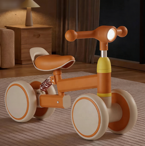 Monopattino in Metallo a Quattro Ruote per Bambini, Auto Scorrevole con Funzione di Cavalcabile per Bambine 1-3 Anni, Modello Unisex A8-666 - Product Image 3