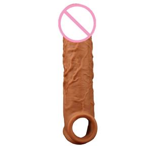 Funda de silicona líquida Yunman de un solo puerto y doble puerto, funda Wolf Tooth para uso masculino, funda vaginal, juguete sexual realista y portátil. - Product Image 6