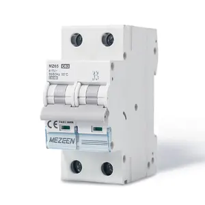 MEZEEN Novo Modelo MCB C65 DP 1A ~ 63A 230V/400V AC 6kA 10kA Interruptores Termomagnéticos Em Miniatura 2 Pólo