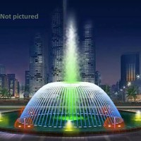 Équipement de fontaines musicales à tension universelle de conception chinoise fourni par le fabricant, fontaines sèches, écran d'eau laser