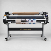 Laminateur automatique à chaud/froid pour vinyle grand format LeFu LF1700-D4 1,63 m/64 po, vitesse élevée 8 m/min, OEM pour la publicité intérieure/extérieure