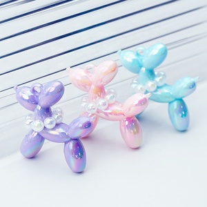 AB Color 4,5 cm resina perro encantos Holo láser DIY decoración llavero 3D Cristal Diamantes <span class=keywords><strong>de</strong></span> imitación coser técnica suelta diamantes <span class=keywords><strong>de</strong></span> imitación para llave - Product Image 2