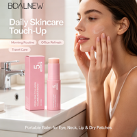 Baume hydratant illuminateur pour la peau, anti-âge, multi-zones, à base de PDRN et de collagène, en stick portable, pour un soin ciblé et un effet volume, OEM ODM