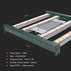 Lampu Tumbuh Tanaman LED 3030 100W Kecerahan Tinggi, Dapat Diredupkan, Spektrum Penuh UV IR 100W untuk Tanaman Indoor - Product Image 6