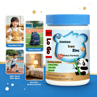 Liquide Calcium Fer Zinc Boire Direct Pack 10ml 30 Sachets Enfants Supplément Minéral Sans Sucre OEM ODM Marque Privée