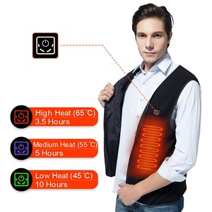 <span class=keywords><strong>Gilet</strong></span> <span class=keywords><strong>chauffant</strong></span> électrique intelligent 7.4v à température contrôlée pour hommes et femmes <span class=keywords><strong>avec</strong></span> <span class=keywords><strong>batterie</strong></span> pour l'hiver - Product Image 3