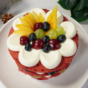 Torta di velluto rosso senza uova premiscela torta di velluto rosso miscela di polvere per l'industria pasticceria e settore - Product Image 3