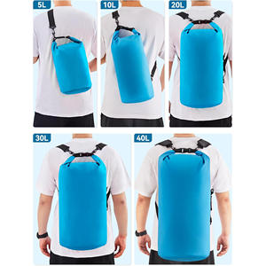 Waterdichte Droge Tas 5l Capaciteit Waterdichte Tas Met Enkele Riem En Hoge Capaciteit Crossbody Tas Met Reddingsfluitje Voor Watersport - Product Image 2