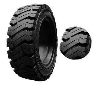 9,00-20 10,00-20 Neumático de camión Neumático sólido de goma para montacargas Camiones pesados Remolques Piezas de excavadora de nylon