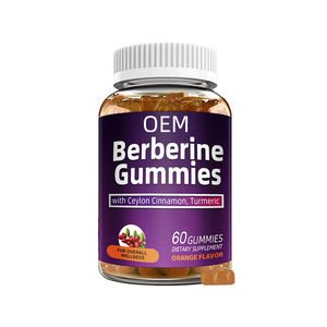 Gummies de berbérine à marque privée OEM : Soutien glycémique et métabolique avec cannelle de Ceylan et curcuma – Gummies pour la gestion du poids - Product Image 1