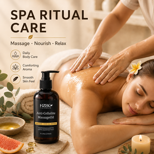 <span class=keywords><strong>Huile</strong></span> <span class=keywords><strong>Essentielle</strong></span> Pure HZBC 100% pour Massage - <span class=keywords><strong>Huile</strong></span> Corporelle Anti-<span class=keywords><strong>Cellulite</strong></span> et Anti-Âge à la Lavande et au Romarin avec Extrait de Jojoba (Vente en Gros) - Product Image 4