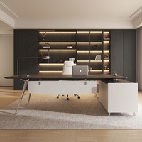 Mobilier de bureau design haut de gamme et léger bureau de direction moderne bureau de direction
