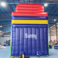 Toboggan Gonflable Commercial en PVC pour Enfants, Thème Chien de Dessin Animé, Maison de Rebond et Toboggan Écologique pour Enfants de 3 Ans et Plus