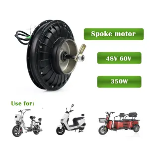 באיכות גבוהה 48V 60V 350W 500W דואר אופניים אחורי גלגל brushless bldc דיבר רכזת מנוע עבור חשמלי אופני אופניים