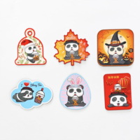 Magnets de réfrigérateur mignons en PVC en forme d'animaux, vente en gros directe d'usine, aimants de réfrigérateur moyens en caoutchouc souple personnalisés
