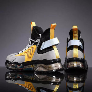 Fabricantes al por mayor diseño de moda hombres calcetín zapatos transpirable amortiguación Casual High-top hombres zapatillas de deporte Zapatos casuales de los hombres - Product Image 4