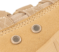 Bottes tactiques légères marron unisexe pour la randonnée estivale en extérieur, chaussures d'entraînement en cuir et tissu, personnalisables avec logo pour homme, idéales pour l'hiver