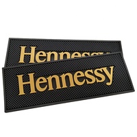 Großhandel Custom Car Runner Umwelt freundliche weiche PVC-Stangen matten Silikon Bar Runner Mat