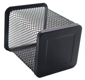 ที่ใส่ปากกา ที่เก็บของบนโต๊ะทำงาน แบบตาข่ายโลหะ สี่เหลี่ยม - Product Image 3