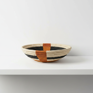 Traditional African Handwoven <b>Storage</b> <b>Basket</b> Colorful Coiled Raffia <b>Basket</b> for <b>Wall</b> Hanging & Organizing - Product Image 3