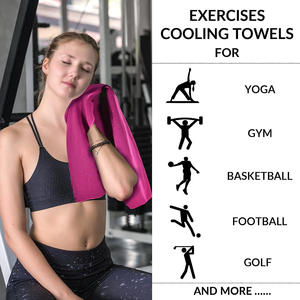 Accesorios de enfriamiento de verano, toallas de enfriamiento de secado rápido para gimnasio, spa, toalla deportiva de microfibra, logotipo personalizado - Product Image 5