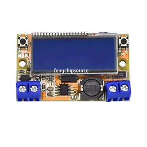DC-DC adjustable step-down regulated power supply module with Display LCD screen with voltmeter ammeter dual display
