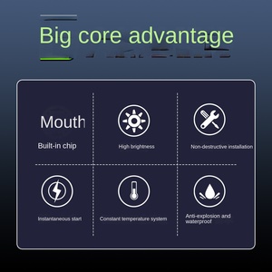 Yufing 55W 6000lm xe ánh sáng bóng đèn H4 led 9006 <span class=keywords><strong>CANBUS</strong></span> tự động phụ kiện <span class=keywords><strong>Kit</strong></span> 12V M8 Pro 9005 H4 Led Đèn Pha 12000lm - Product Image 4