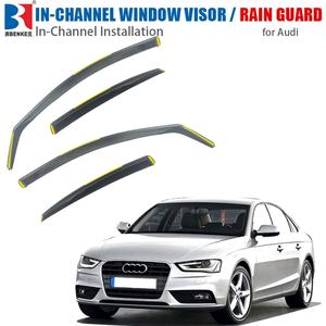 Déflecteurs de vent et de pluie pour vitres latérales de voiture Audi A4 – Ensemble Premium - Product Image 1