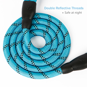 Cuerda de escalada de nailon trenzado con estampado reflectante para perros con decoración de encaje, Collar para paseos de entrenamiento, suministros promocionales para mascotas - Product Image 4