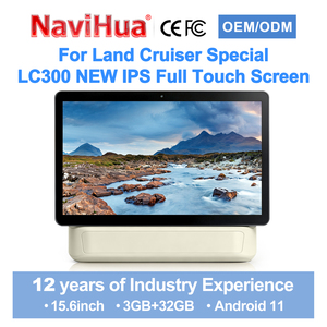 จอภาพติดพนักพิงศีรษะระบบแอนดรอยด์ขนาด 15.6 นิ้ว ยี่ห้อ Navihua สำหรับรถยนต์โตโยต้าแลนด์ครุยเซอร์ LC300 ระบบมัลติมีเดียแบบหมุนได้สำหรับอัพเกรดในรถยนต์ - Product Image 1
