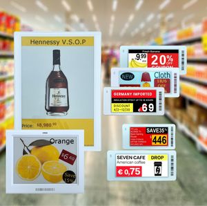 Étiquette de prix électronique à encre électronique de 10,2 pouces, plusieurs couleurs au choix, étiquette intelligente, grande étiquette de prix numérique, système ESL en papier électronique - Product Image 1