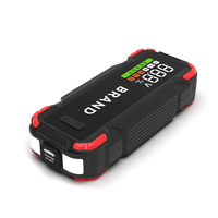 Bank daya baterai mobil 4000A 24000mAh, Bank daya fungsi pengisian daya USB Output 12V mulai 2000A besar 10 Liter