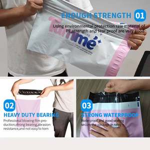 Strong Slef Adhesive Sealing Poly Printed Express Mailer Courier Bag Colorful <b>Plastic</b> Shipping Mailing Bag with logo - Product Image 6