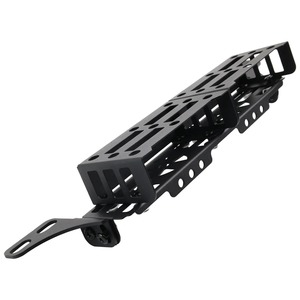 Car Seat <b>Bracket</b> Front Storage Tray <b>Black</b> Aluminum Alloy For Toyota Tacoma 05-23 Lexus GX460 - Product Image 3
