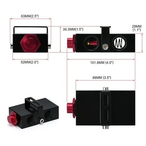 Adaptador de termostato de motor AN10, placa tipo sándwich de aleación de aluminio para actualización de modificación ECC-001 - Product Image 2