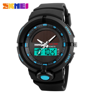 2023 nuevo Skmei 1275 creativo energía <span class=keywords><strong>Solar</strong></span> hombres relojes de cuarzo movimiento Digital multifuncional impermeable <span class=keywords><strong>reloj</strong></span> deportivo Relojes - Product Image 2