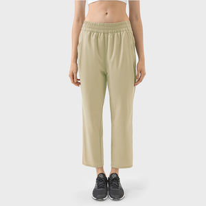 En çok satan orta bel hızlı kuru Baggy Yoga pantolon nefes Squat geçirmez spor Fitness tayt katı sıcak asya Yoga için tasarım - Product Image 3