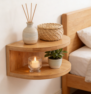 Mesa <span class=keywords><strong>de</strong></span> <span class=keywords><strong>Noche</strong></span> Flotante para Montar en la <span class=keywords><strong>Pared</strong></span>, Mueble <span class=keywords><strong>de</strong></span> Almacenamiento para Dormitorio, Estante para Mesita <span class=keywords><strong>de</strong></span> <span class=keywords><strong>Noche</strong></span> - Product Image 3