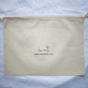 Promotional Drawstring <b>Bag</b> With Logo Cotton Dust Shoe <b>Bag</b> <b>String</b> <b>Bag</b> Drawstring Cotton Packing for Underwear Hair Wig Packing - Product Image 2