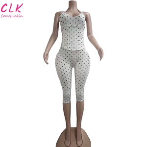 <span class=keywords><strong>Mono</strong></span> elegante de moda para mujer con cuello halter, diseño de espina de pescado, cierre de cremallera en la cintura, estampado de <span class=keywords><strong>lunares</strong></span>, estilo urbano, de una pieza. - Product Image 1