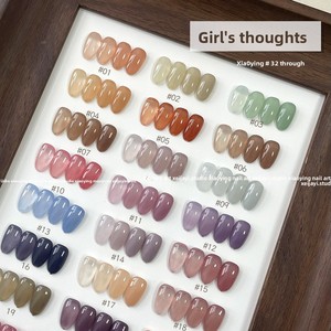 Kit de Gel UV para esmalte de uñas de 32 colores, 15ml, Base desnuda, LED fototerapia, pensamientos de <span class=keywords><strong>niña</strong></span>, botella de Gel transparente para bricolaje, francés gratis - Product Image 5