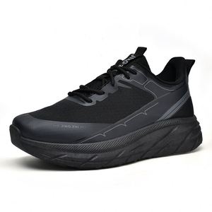 Chaussures décontractées pour hommes de haute qualité en provenance de Chine, respirantes, noires et grises, sportives, à talon haut, augmentant la taille, antidérapantes, en maille, pour le printemps et l'automne - Product Image 4