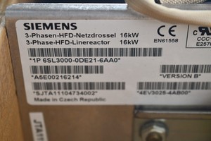 6SL3000-0DE21-6AA0 ตัวต้านทานไฟฟ้ากระแสตรงแบบ HFD 16 กิโลวัตต์ SINAMICS PLC - Product Image 3