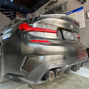 G20 <span class=keywords><strong>M</strong></span> Techカーボンファイバー<span class=keywords><strong>CMS</strong></span>スタイルリアディフューザー、ライトリアバンパーリップリアセパレーター、BMW3シリーズG20用 - Product Image 3